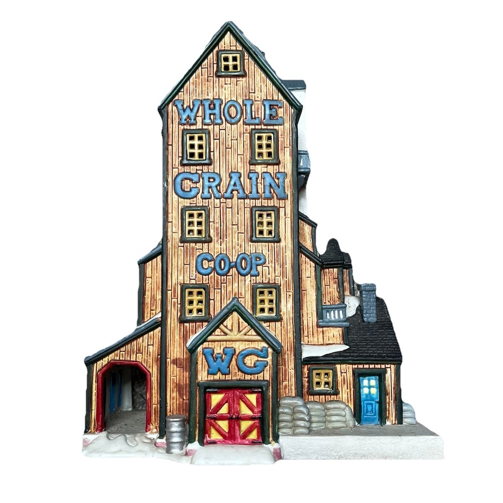 Lemax 1998 Whole Grain Co-Op Harvest Crossings #85302 Nostalgic Architectural